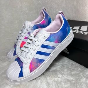 adidas Women’s Streetcheck Tennis Sneakers White / Multi-Colors Size 7.5, 8.5,9